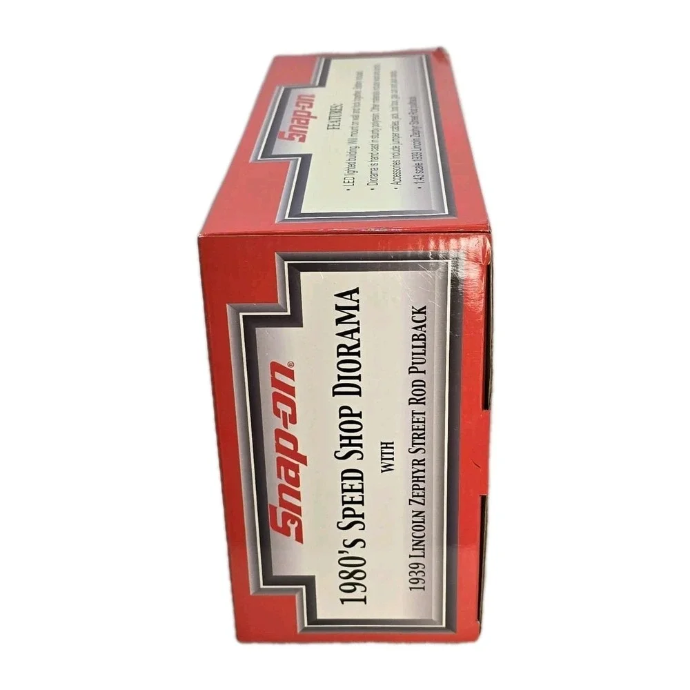 Snap-on 1980s Speed Shop Diorama NIB 1:43 Lincoln Zephyr Vintage‎
